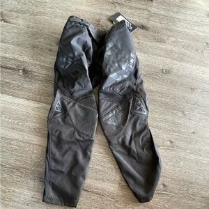 Men's Charcoal Joggers with Geometric Design